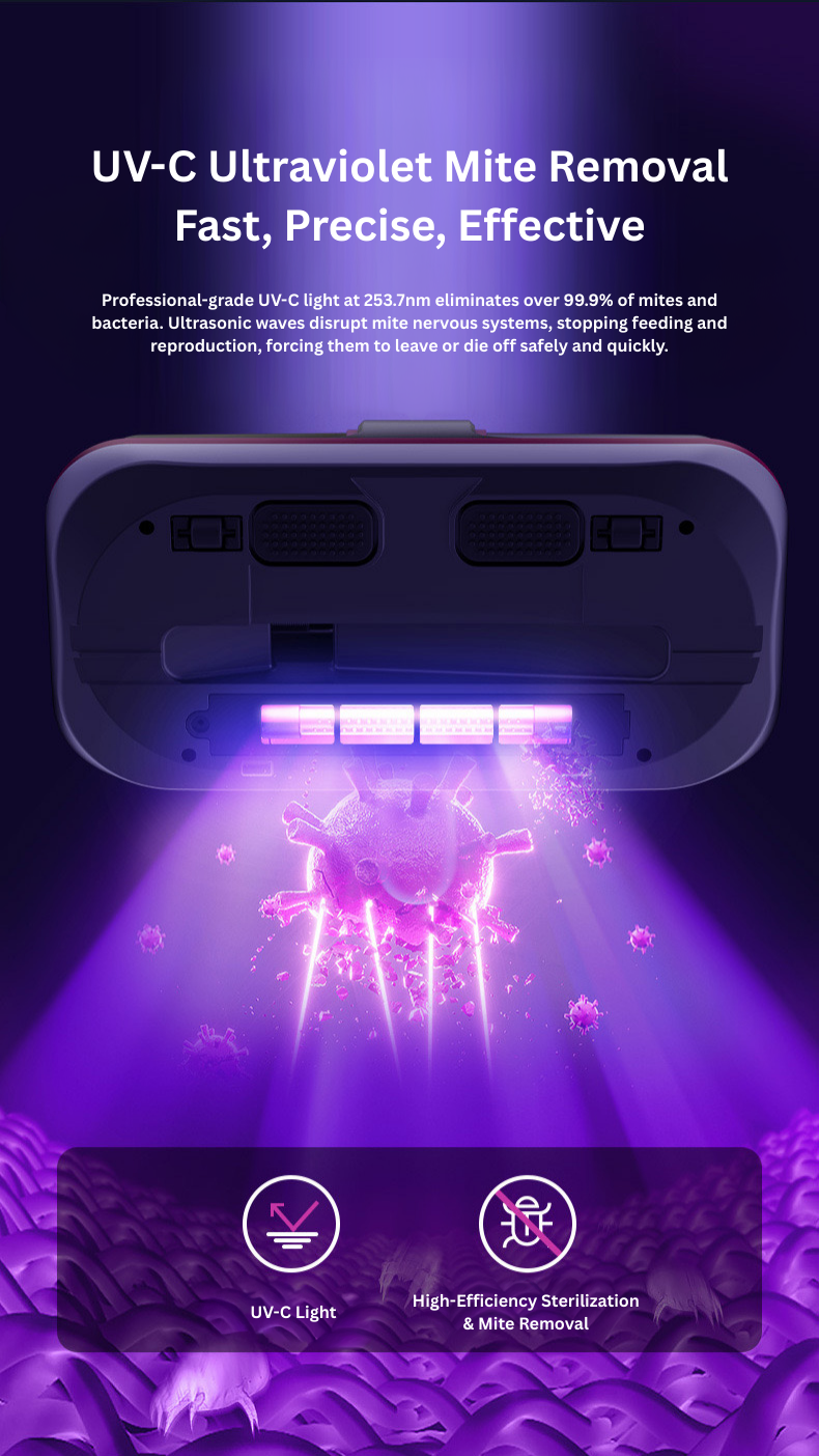 Wireless Mite Removal Vacuum Cleaner